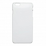 3D Чехол пластиковый для IPhone 6 Plus белый глянцевый